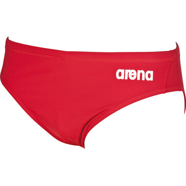 Badehose Schmal ARENA SOLID Rot/Weiß 0
